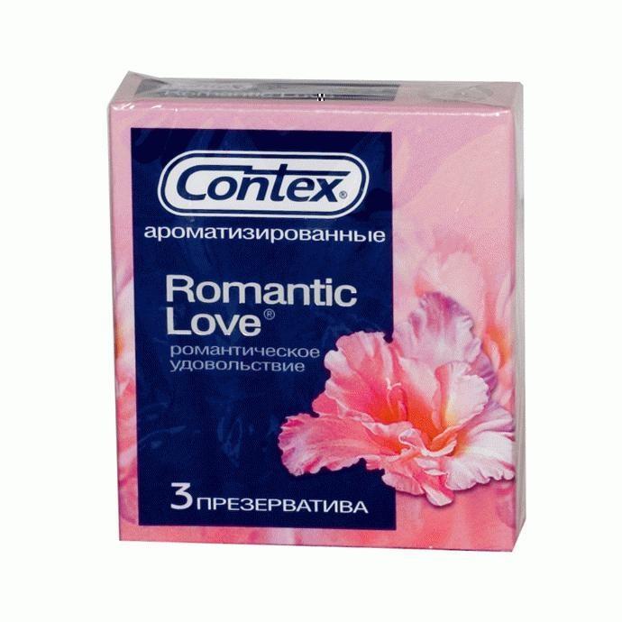 Презервативы ароматизированные Contex Romantic Love, 3 шт 8112031/3010298 - Contex - Ароматизированные презервативы - Купить