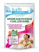 Соль для ванн Крымская розовая Антицеллюлитная 500г+30мл