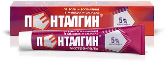 Пенталгин экстра-гель д/нар. прим. 5% 30г