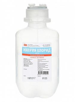 Натрия хлорид фл. п/э 0.9% 100мл №20 