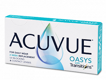 Линзы контактные ACUVUE (Акувью) Oasys with transitions (-3.75/8.4/14.0) 6 шт.