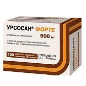 Урсосан Форте таб. п/о 500мг №100