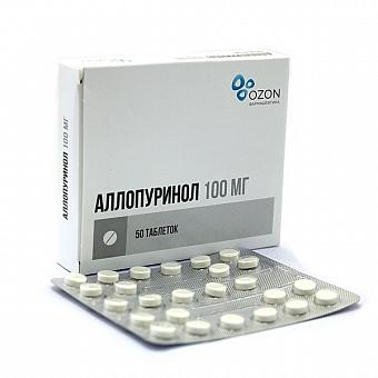 Аллопуринол-Озон таб. 100мг №50