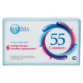 Линзы контактные Максима 55 Comfort+ (-2,25) №6
