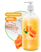 Grass Крем-мыло жидкое увлажняющее "Milana. Молоко и мёд", флакон, 1000мл 
