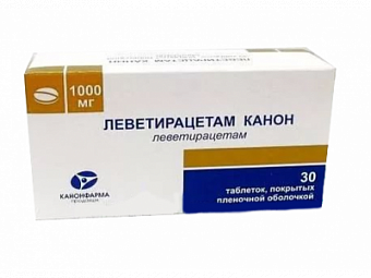 Леветирацетам таб. п/о 1000мг N30 