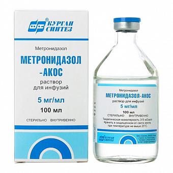 Метронидазол р-р д/инф. 0,5% 100мл