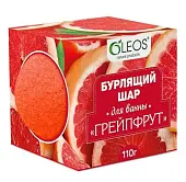 Олеос Бурлящий шар для ванн грейпфрут 110г