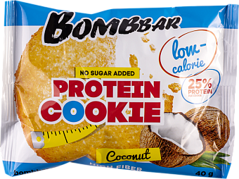 БомбБар Печенье протеиновое Кокос 40г