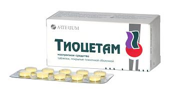 Тиоцетам таб. п/о №60