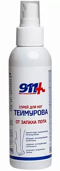 911-Теймурова спрей для ног 150мл Твинс Тэк