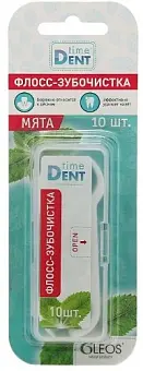 ТаймДент зубочистки с нитью №10
