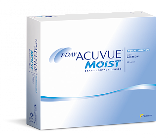 Линзы контактные 1-Day Acuvue Moist R8,5 (-1,0) №90
