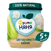 Фруто Няня Пюре цветная капуста,кабачок 110 г