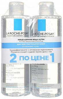 Ля Рош Позе Мицеллярная вода Ультра для чувствительной кожи 400 мл.набор из 2-х
