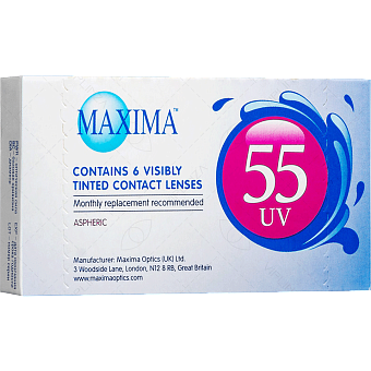 Линзы контактные Максима 55 UV R8,6 (-2,75) №6