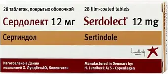 Сердолект таб. п/о 12мг №28