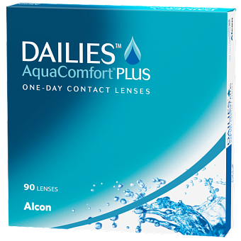 Линзы контактные Dailies Aqua Comfort Plus R8,7 (-1,5) №90