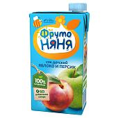 Фруто Няня сок яблоко-персиковый 0,5л